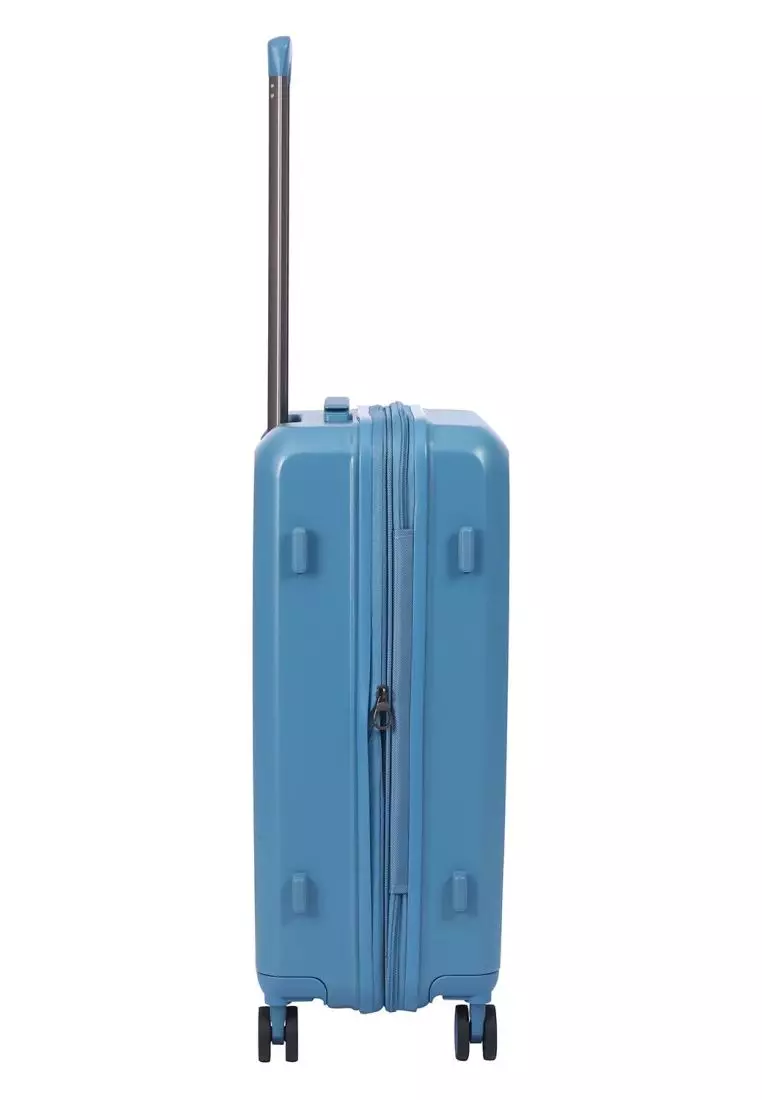 Crossing VIVE Polycarbonate Expandable Medium Luggage V2 - Blue