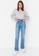 Trendyol navy Slim Fit Flare Jeans 5A022AA4E36DD7GS_4