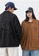 Twenty Eight Shoes brown VANSA Unisex Suede Letter Embroidered Coat VCU-C3619 D1276AA0B4A86CGS_5
