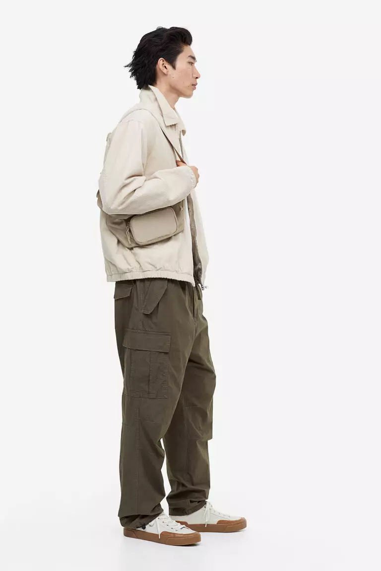 Regular Fit Ripstop cargo trousers