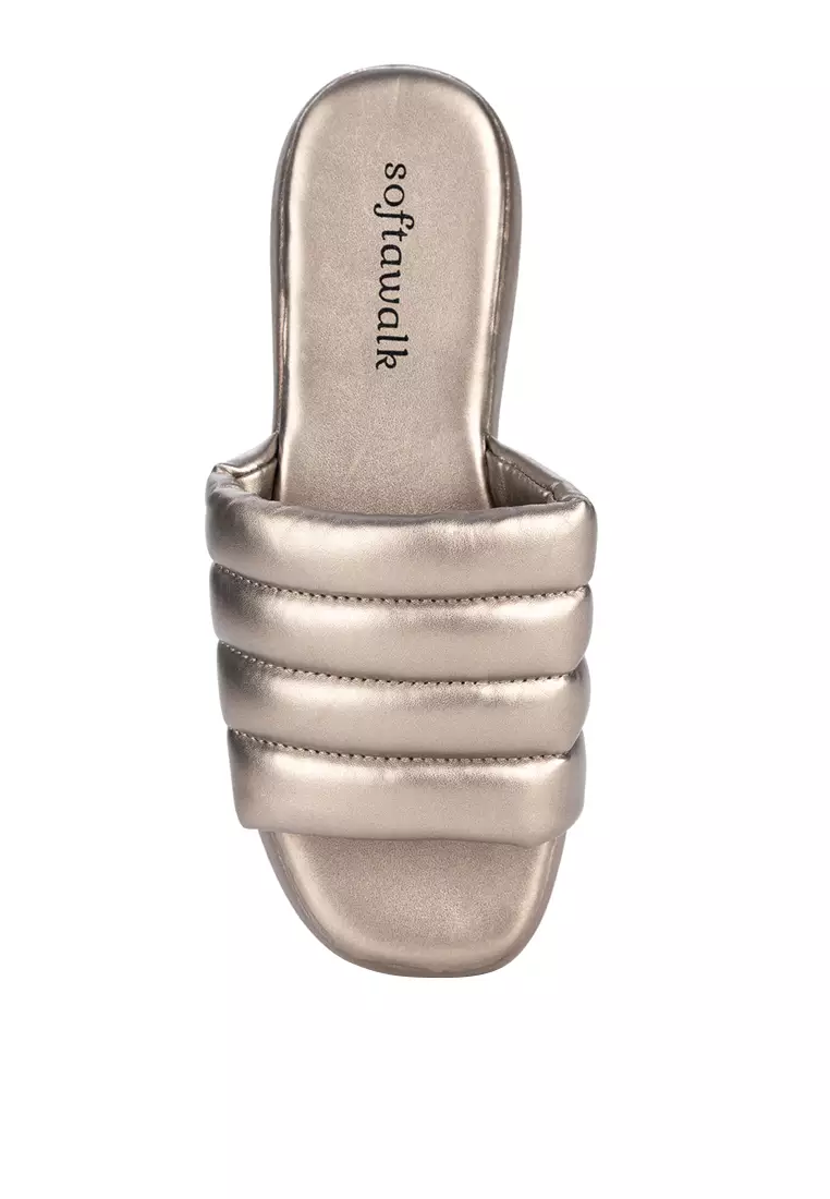 Buy Unlisted Soft Quilt Slides 2024 Online ZALORA Philippines
