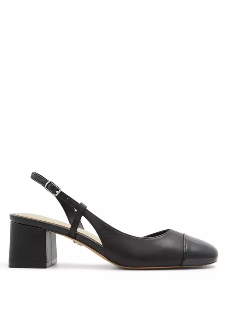 Aldo black block heels store