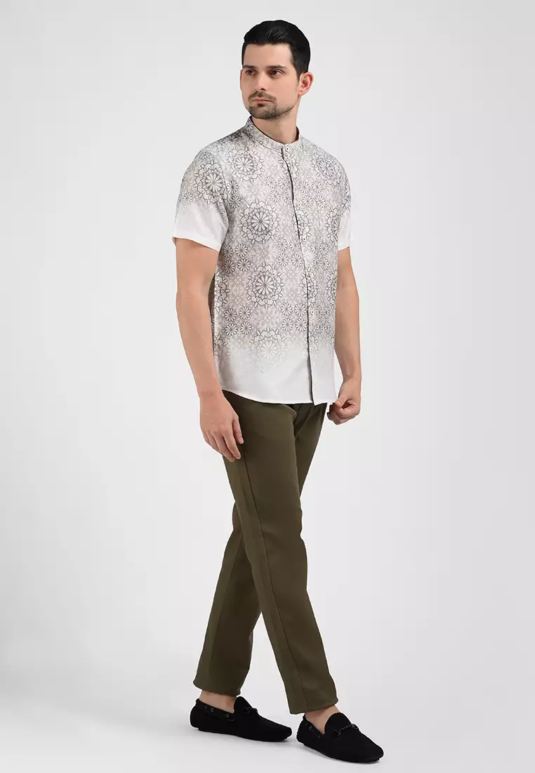 MOC Kemeja Shanghai Lengan Pendek Pria RAMLY-KHAKI