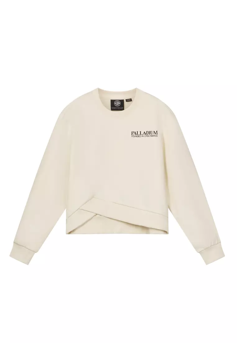 女裝 PALLADIUM LOGO 不規則下擺衛衣