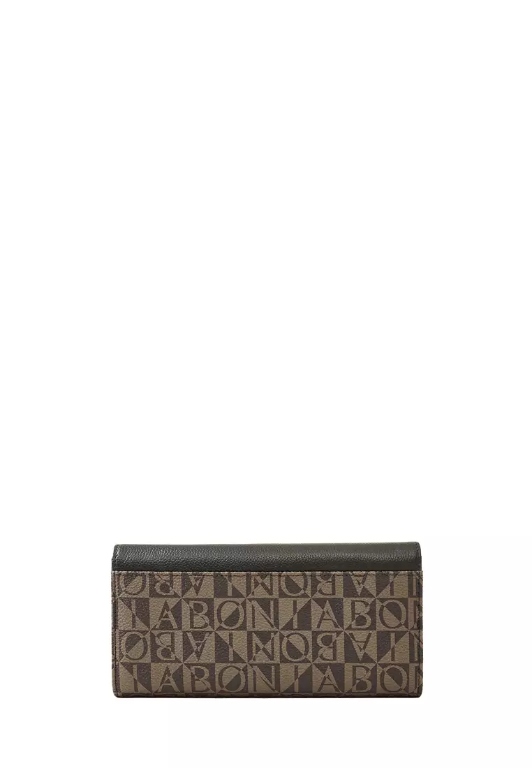 Lydia Monogram 2 Fold Short Wallet Honeycomb