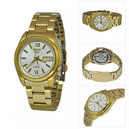 Seiko5 SNKL58K1 rantai kuning cowok