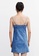 URBAN REVIVO blue Denim Mini Dress FC3D6AA8A0C6DBGS_1