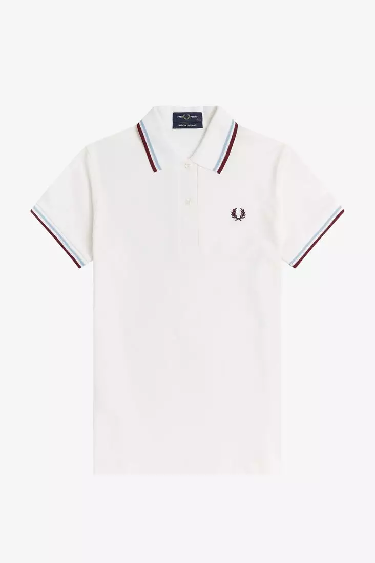 Fred Perry G12 Twin Tipped Fred Perry Shirt (White)