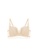 ZITIQUE beige Women's French Style 3/4 Cup No Steel Ring Push Up Padded Nylon Lingerie Set (Bra And Underwear)  - Beige 0014FUS9831B20GS_2