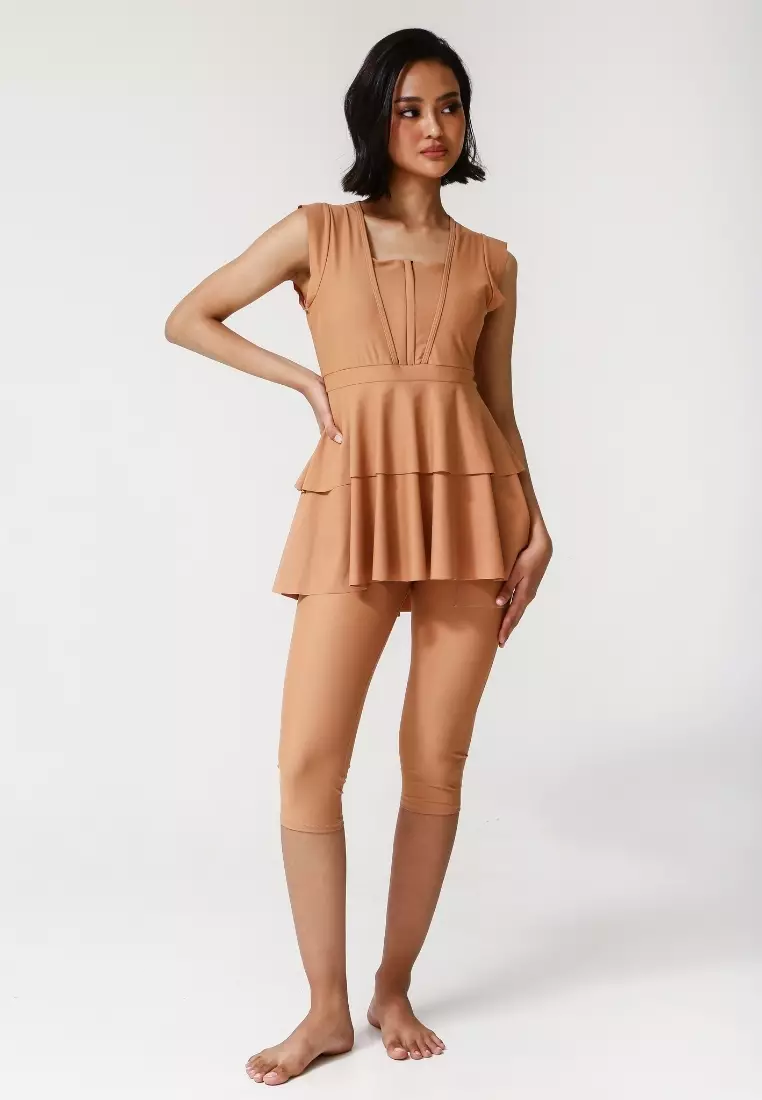 LANUUK Capri Swim Tights – Sand