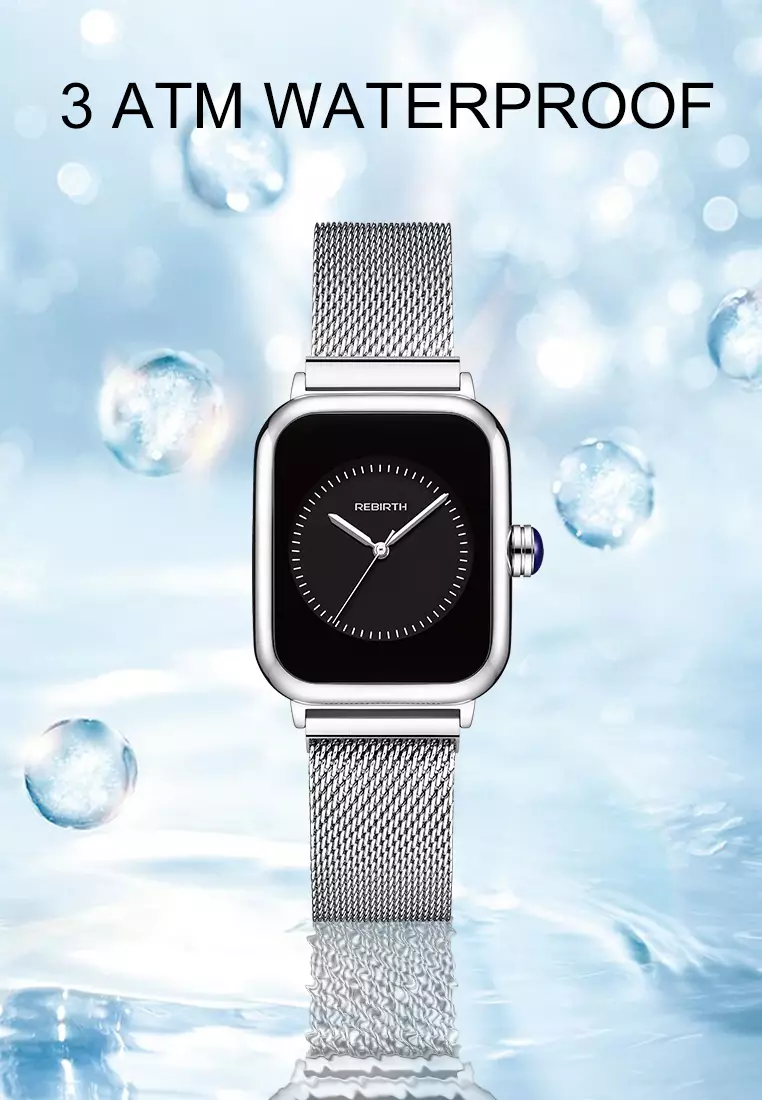 jam tangan wanita special design tali stainless steel anti air jam tangan cewek