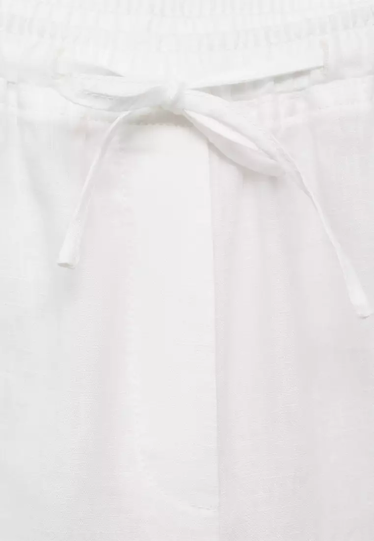 Straight Linen Trousers