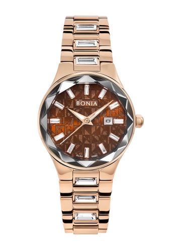 Bonia Watches gold Bonia Monogram Women Elegance BNB10682-2547 F37CBAC5811D72GS_1
