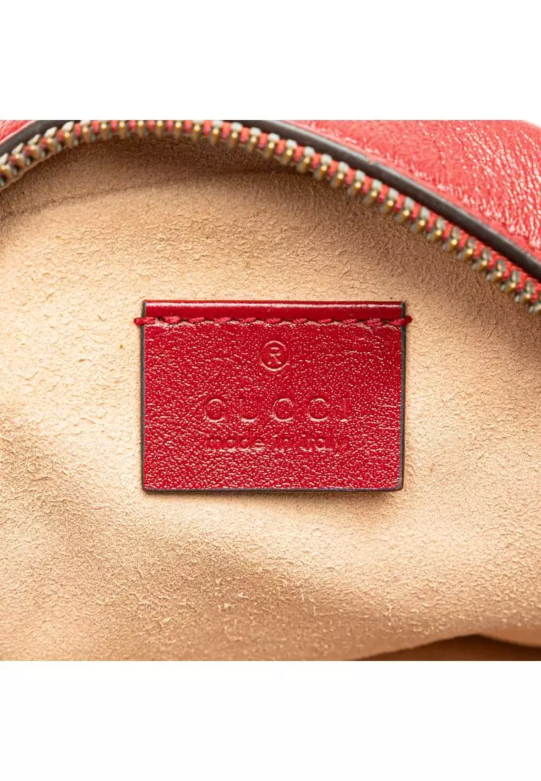 Leather Gg Marmont Circle Bag Buy Gucci Pre-Loved Gucci Mini Gg