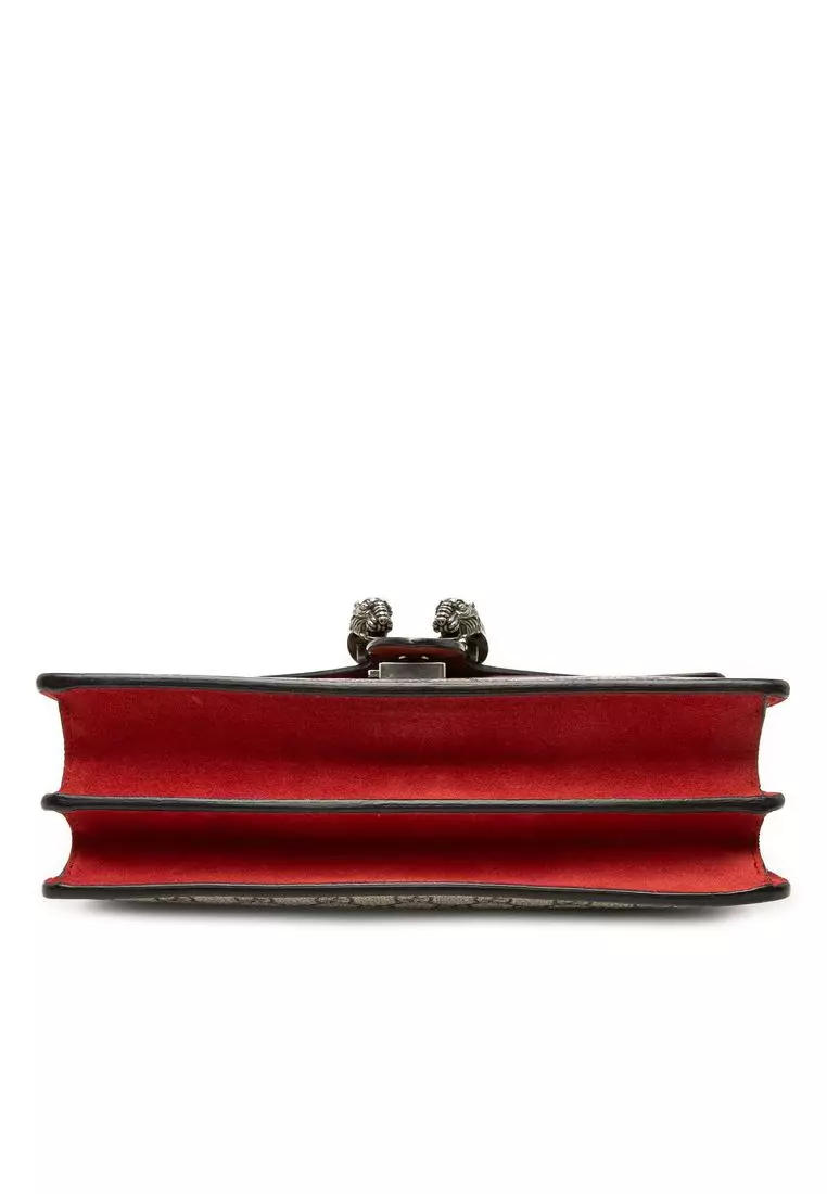 Pre-Loved Gucci Medium Gg Supreme Dionysus Crossbody
