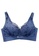 ZITIQUE blue Sexy Lace Adjustable Non-Steel Ring Bra-Blue 88B70USB179203GS_1