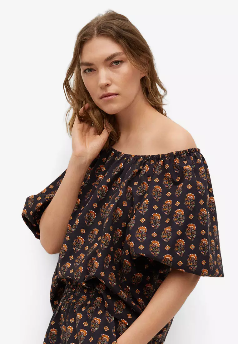 Buy Mango 100% Cotton Blouse 2024 Online | ZALORA Philippines