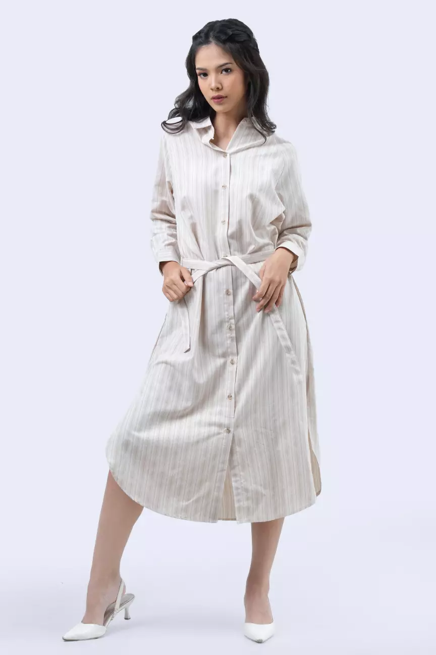 Dress Isadora Khaki Cream