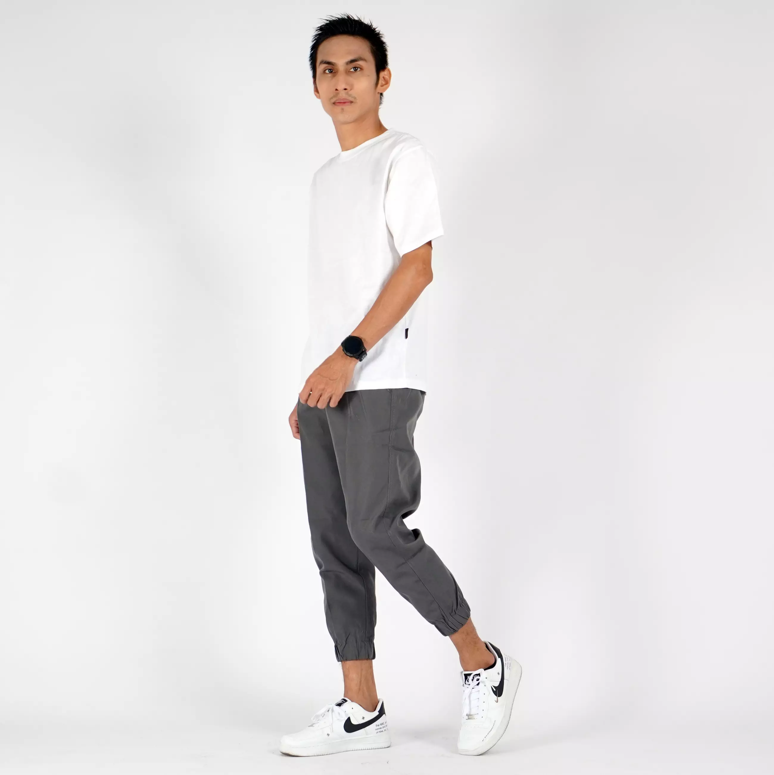 OKECHUKU Ichsan Celana Sirwal Jogger Pangsi 3/4 Slimfit Fashion Casual Pria