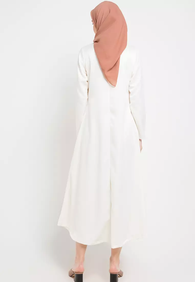 Sabia Maxi Dress In Off White