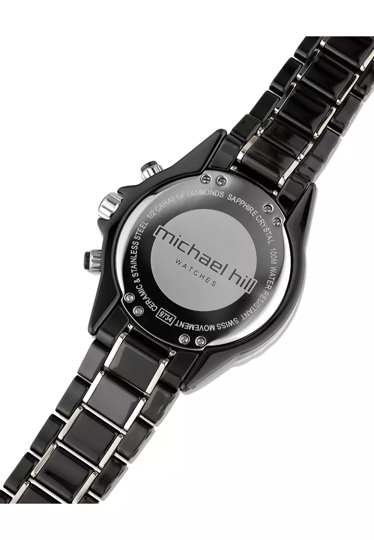 Michael hill hotsell black diamond watch