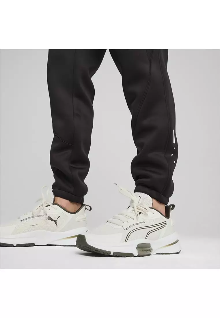 Pink PUMA Squad Logo Joggers