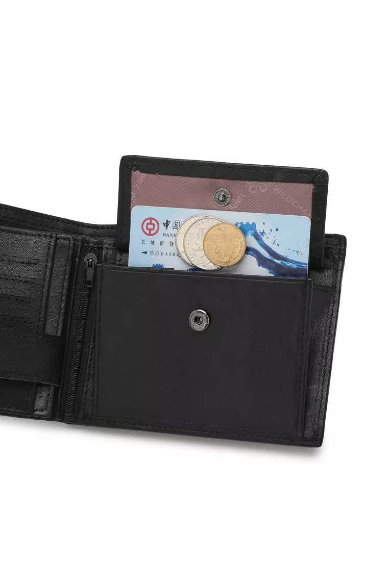 Men's Genuine Leather RFID Wallet (Dompet Pria Kulit Genuine RFID Blocking)