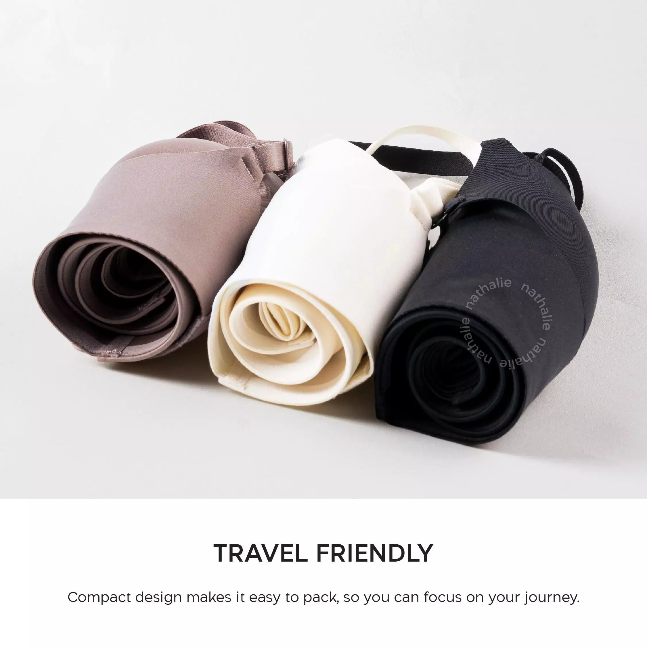 Nathalie 3D Cup Seamless Bra NTB 3526 - Putih