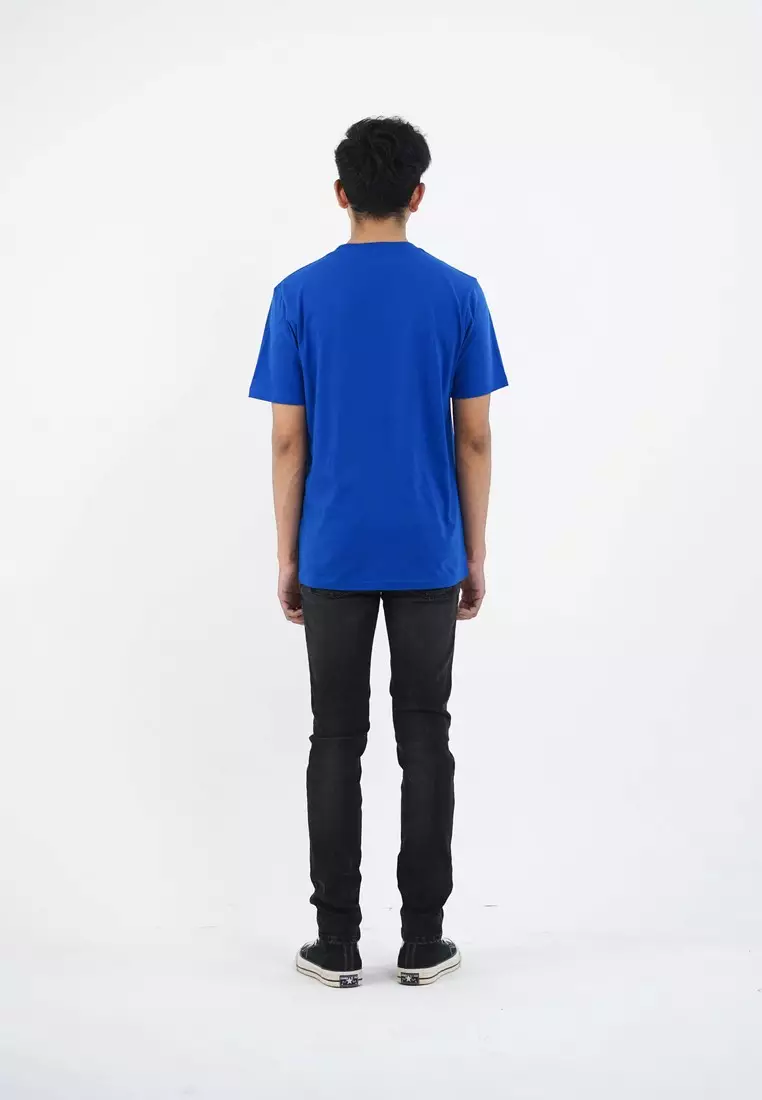 3Second Men's T-Shirt Short Sleeve Regular Fit Cotton Logo Script Koop OL-C070425