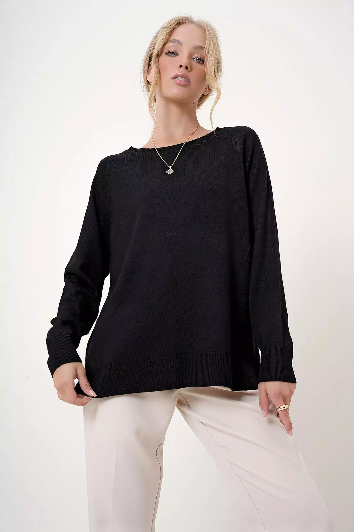 Boat Neck Blouse