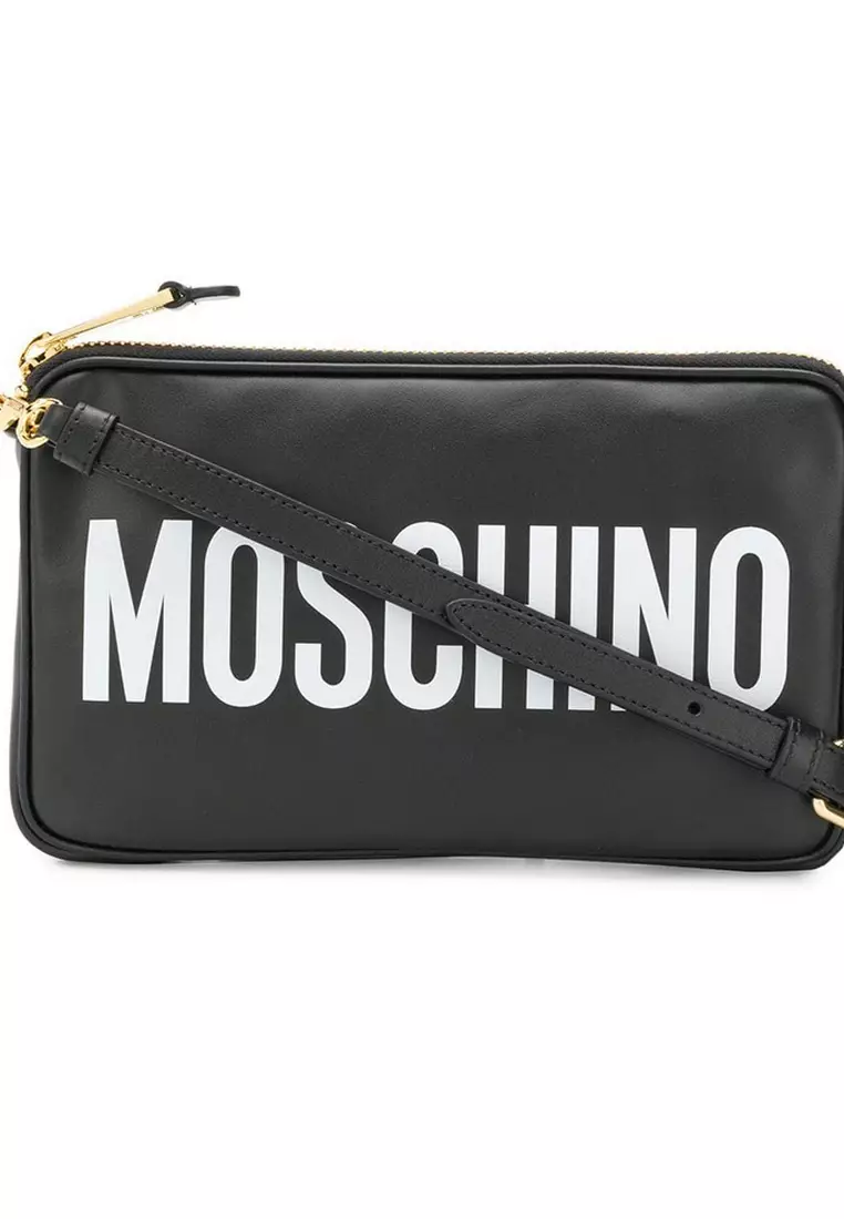 White moschino clutch store
