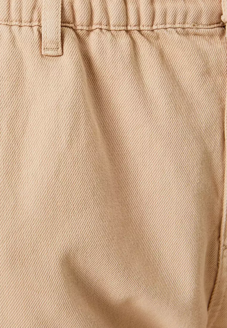 High Waist Baggy Denim Pants Cotton - Baggy Jeans