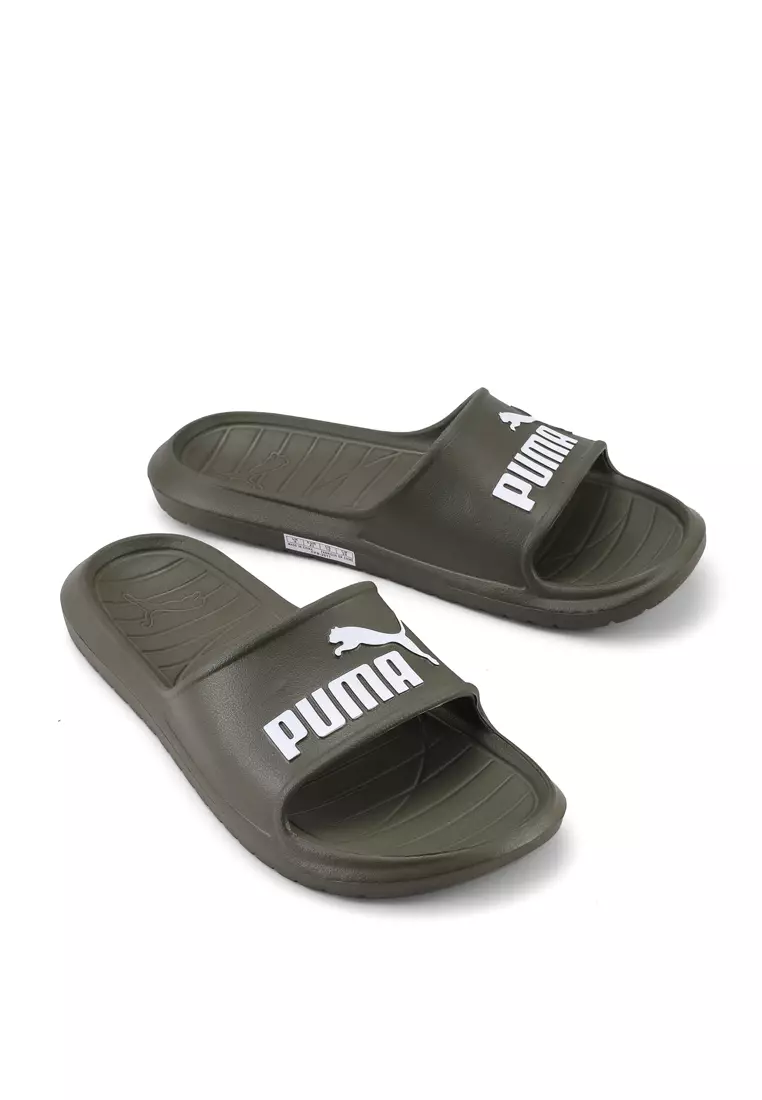 Puma fur hot sale slides grey