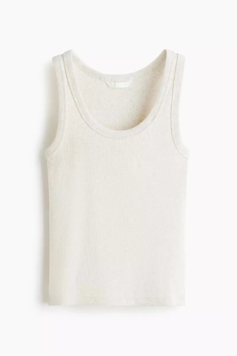 Ribbed vest top