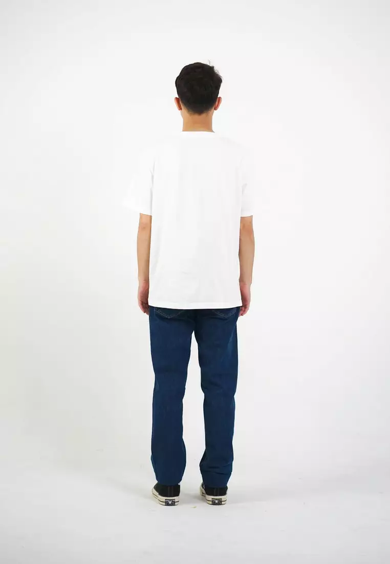 3Second Men's T-Shirt Short Sleeve Regular Fit Cotton Moto OL-C610425