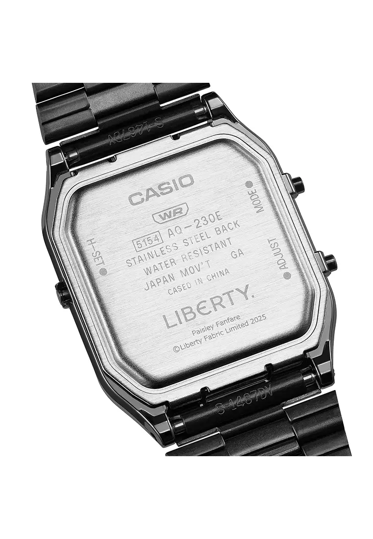 AQ-230EBLT-1A Liberty Limited Edition Unisex Analog-Digital Watch Stainless Steel Band