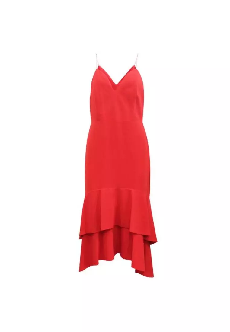 Alice and olivia red dress outlet