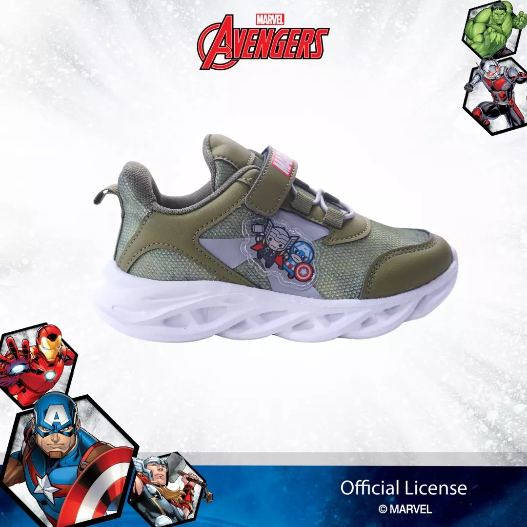 AVANGERS - SEPATU Sneakers ANAK LAKI CH740296LK - HIJAU CYPRESS