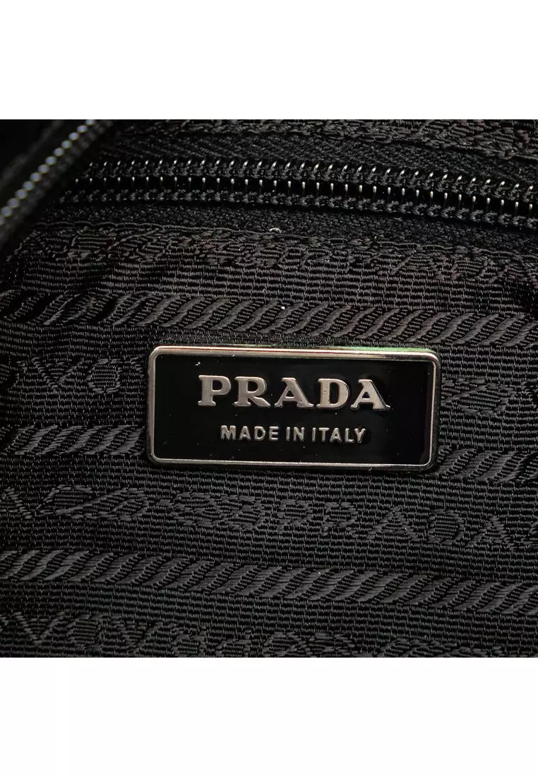 Pre-Loved Prada Tessuto Zip Top Crossbody