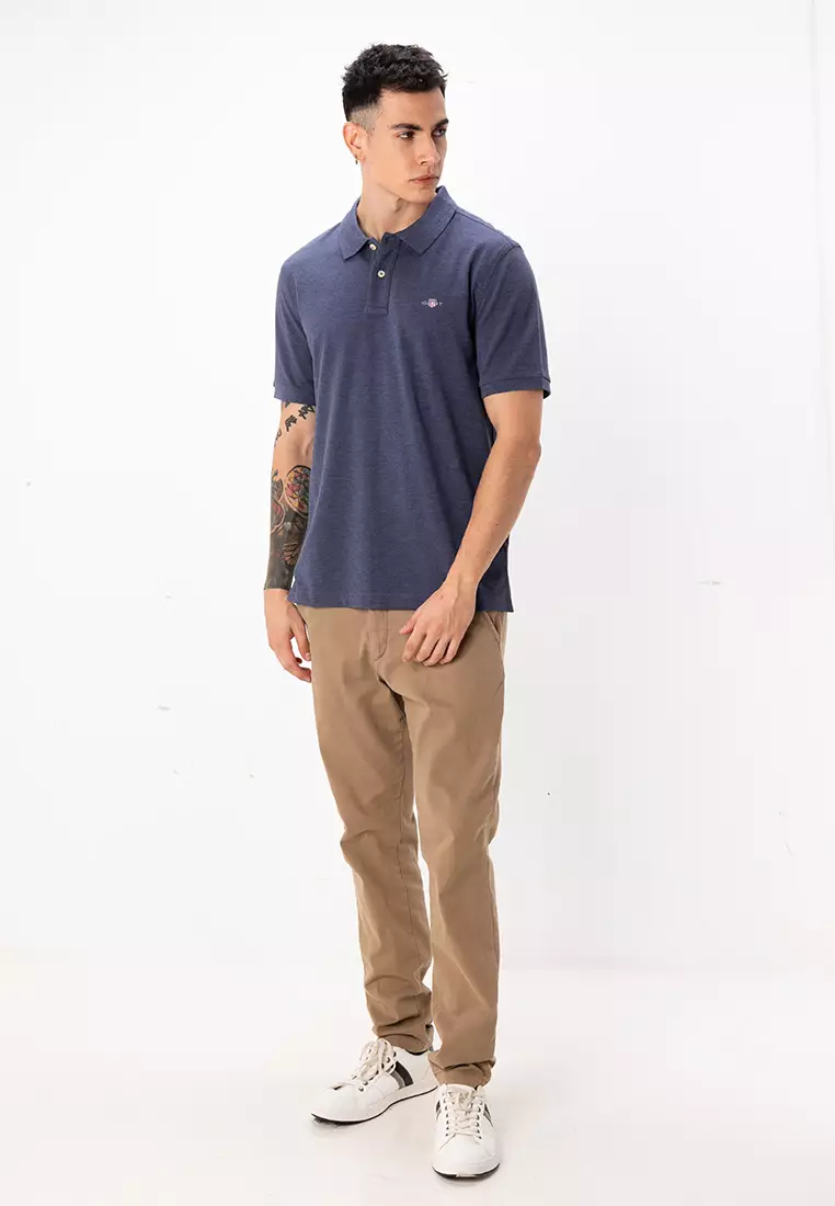 Regular Fit Shield Piqué Polo Shirt