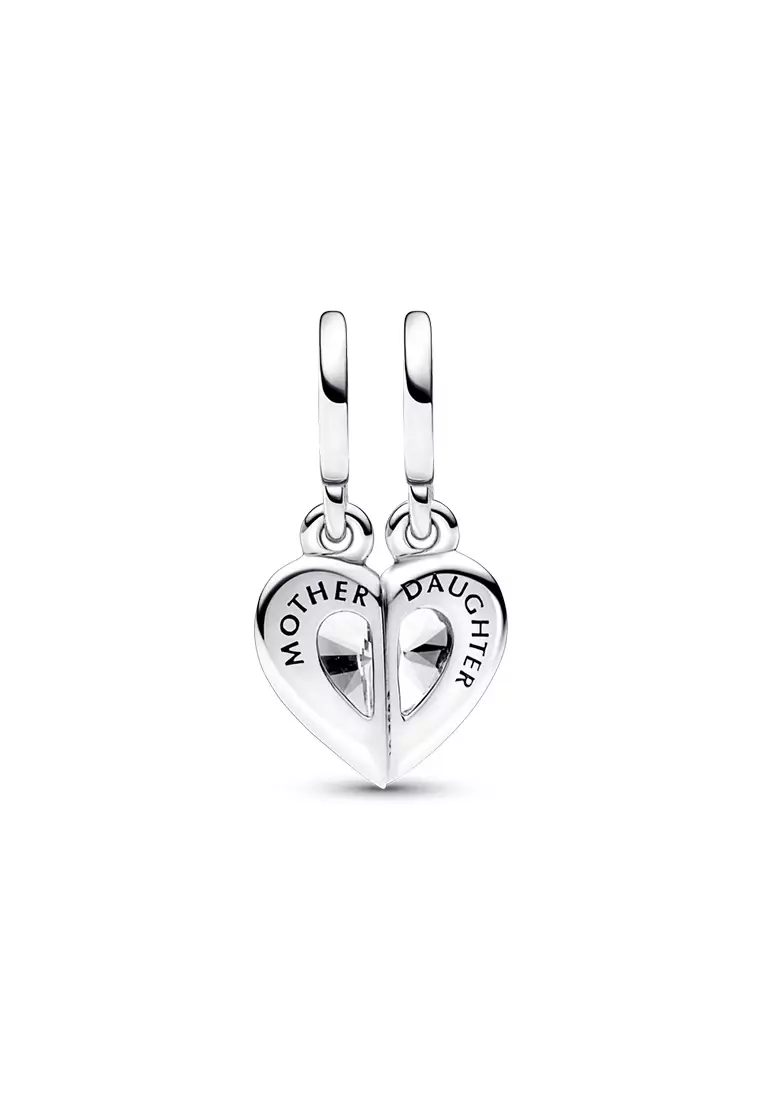 Angel Wing & Key To Love Charm Bead - Copper, Fits Pandora European Bracelets, Mother Daughter Gift
