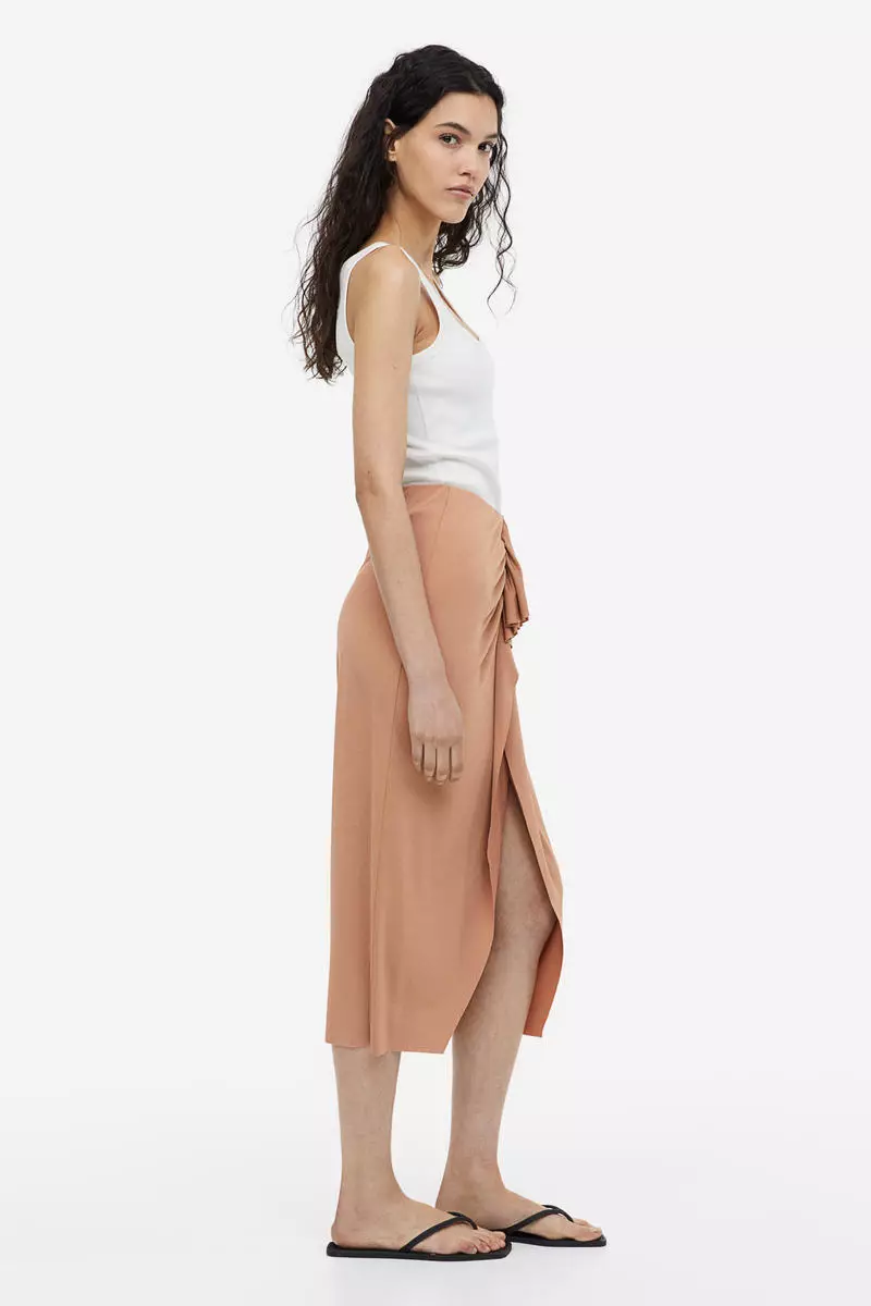 Buy H&M Gusset-panel jersey skirt 2025 Online | ZALORA