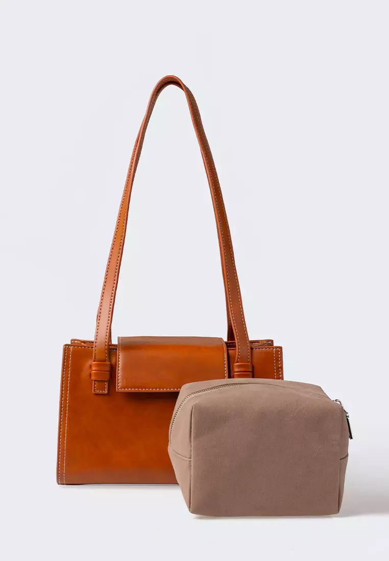 Ria Miranda Cinnamon Nina Small Box Bag