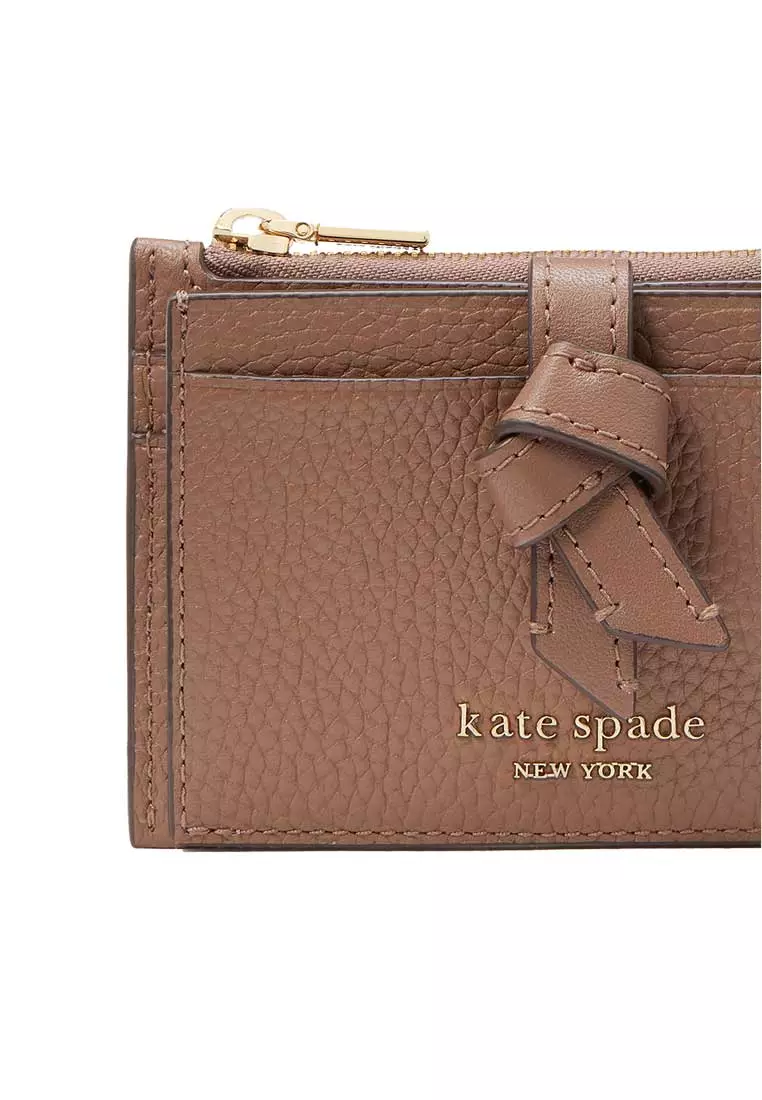 Knott Zip Card Holder Warm Acorn KH156