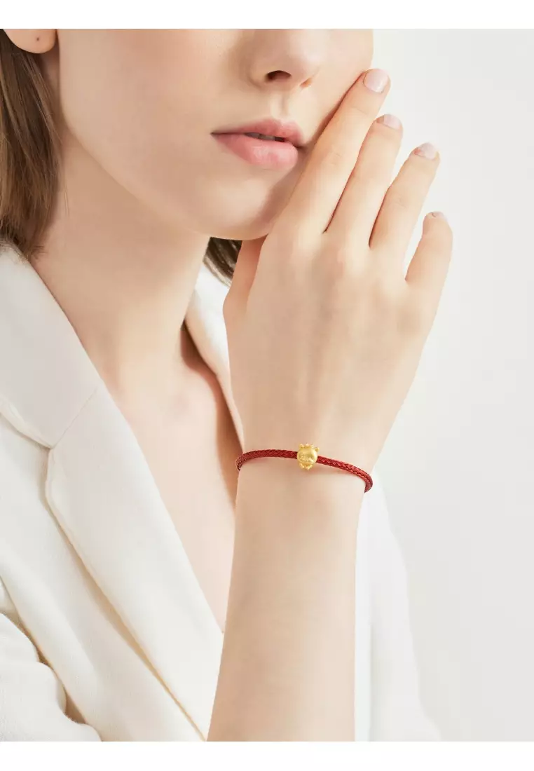 Charme 999 24K Gold Chinese Zodiac Ox Charm 93692C (Bracelet not included)