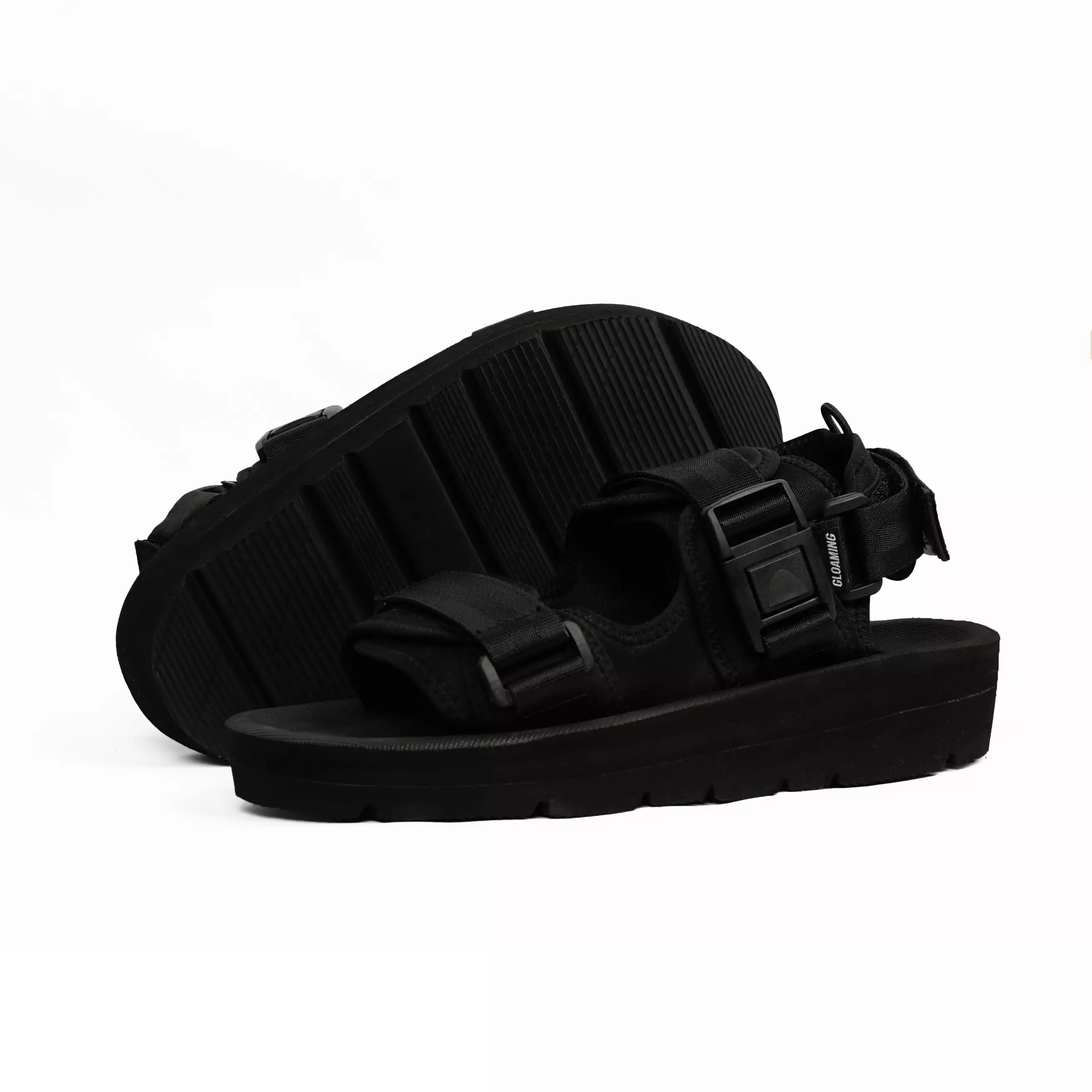 Giving Stats Sandal Traveling / Sandal Gunung Black Unisex