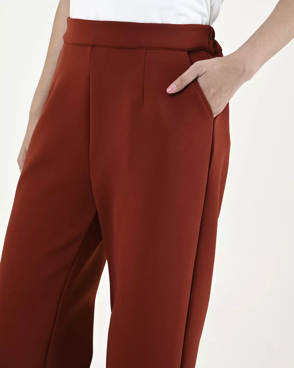 Geulis.id ARETHA PANTS - Terracotta