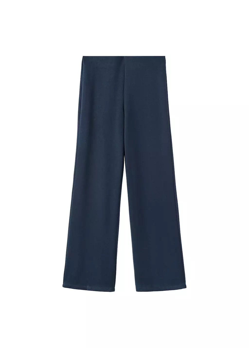 Celana straight-fit dengan pinggang elastis