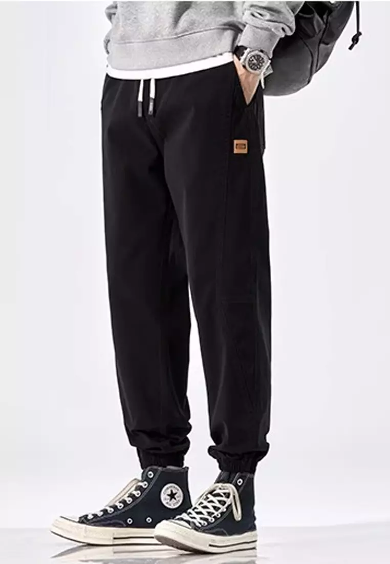 Drawstring Slim Jogger Pants