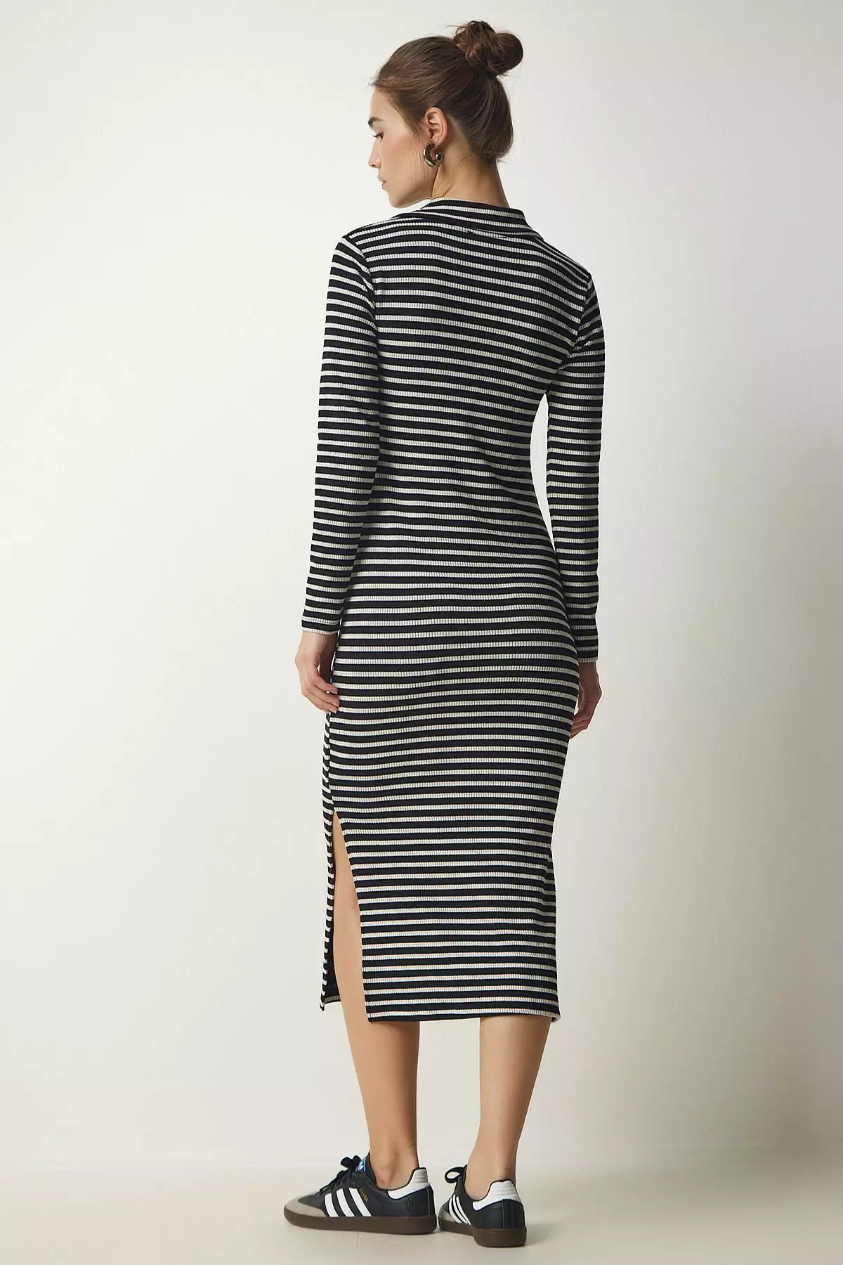 Striped Collar Dress